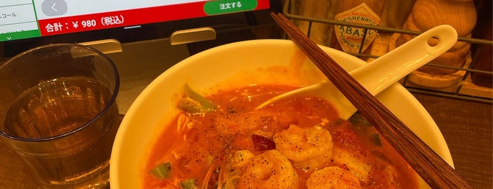 Taiyo no Tomato-men Next is one of トマトラーメン / Tomato Ramen.