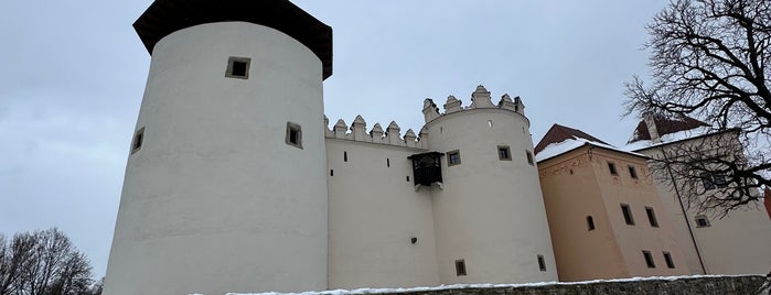 Kežmarský hrad is one of Hrady a zámky.