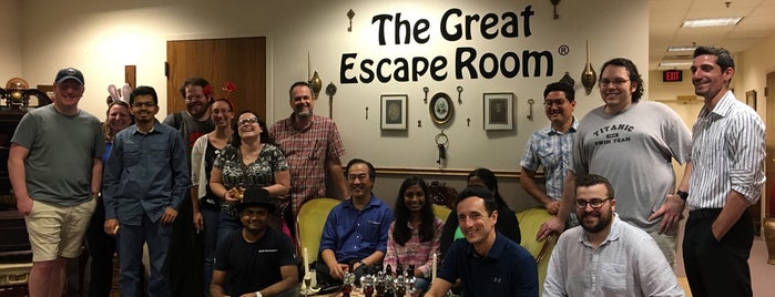 The Great Escape Room is one of Escape Games 🔑 - North America.