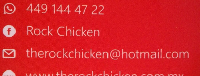 The Rock Chicken is one of TIENDAS 2.