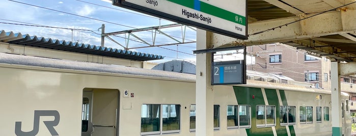 Higashi-Sanjo Station is one of 訪れたことのある駅・公共施設　③.