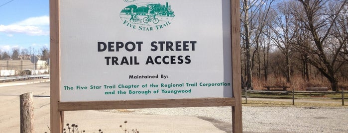 Five star Trail - Depot Street Access is one of Places to Run.