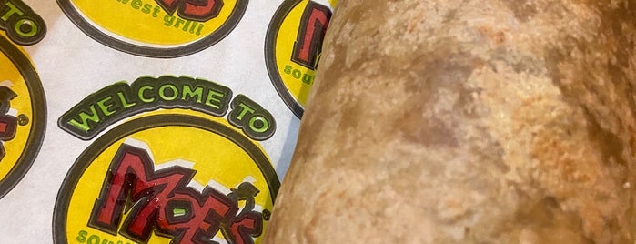 Moe's Southwest Grill is one of Places to try.