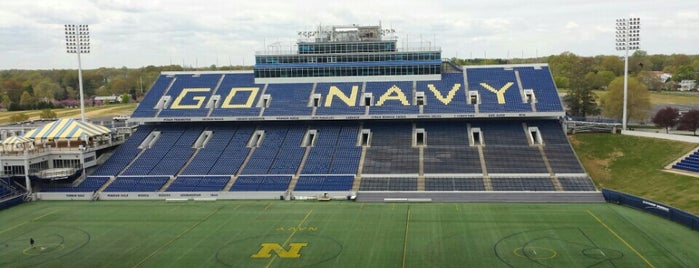 Navy-Marine Corps Memorial Stadium is one of Stadiums visited.