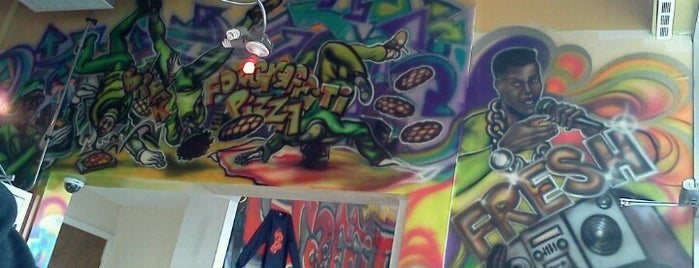 Graffiti Pizza is one of Eateries.
