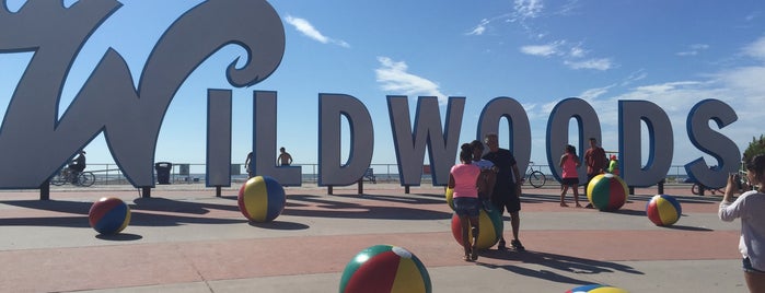 Wildwood Boardwalk is one of A Beach Bum's Guide to the Jersey Shore.