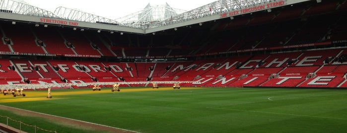 Old Trafford is one of Barclays Premier League stadiums 2013/14.