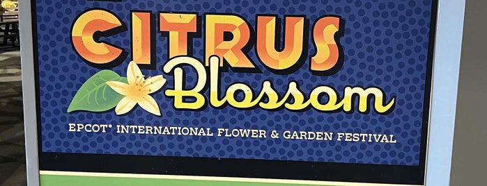 The Citrus Blossom is one of Epcot International Flower & Garden Festival.