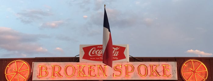 Broken Spoke is one of Top 10 Places to Eat in Austin.
