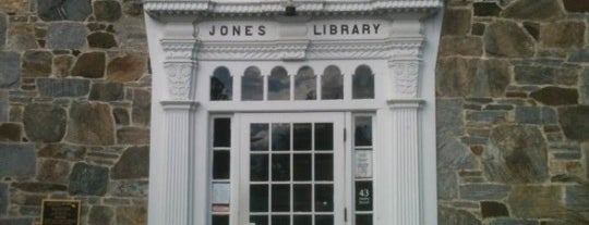 Jones Library is one of New England & Surrounding Area.