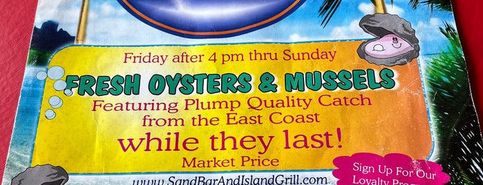 Sand Bar & Island Grill is one of MUST TO SEE!.