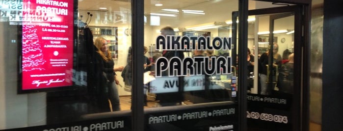 Aikatalon parturi is one of Lieux qui ont plu à Ilari.