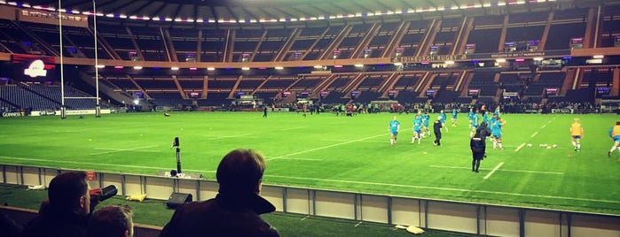 Murrayfield Stadium is one of Tourist Trail.