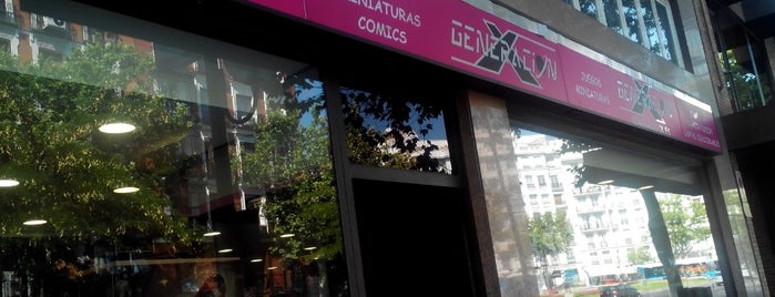 Generación X is one of Tiendas frikis en Madrid.