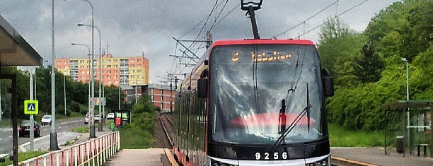 U Libušského potoka (tram, bus) is one of Tramvajové zastávky v Praze (díl druhý).
