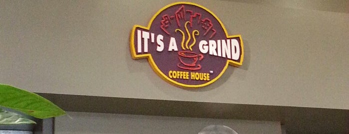 It's A Grind Coffee House is one of สถานที่ที่บันทึกไว้ของ Raymond.