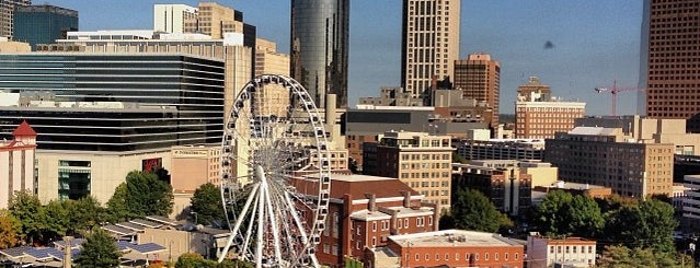 Centennial Olympic Park is one of Atlanta.