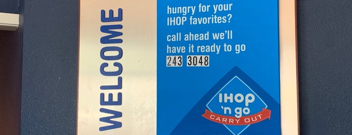 IHOP is one of 24 hour joints.