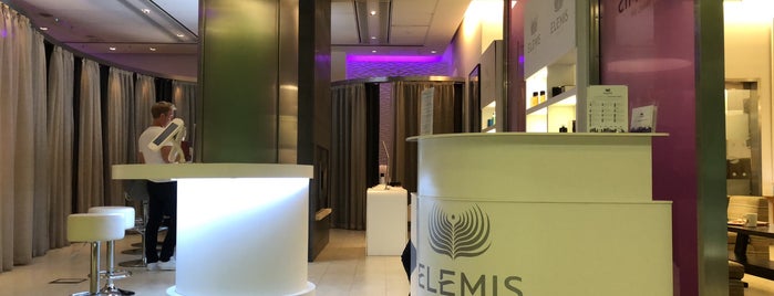 BA Arrivals Elemis Spa is one of The 15 Best Spas in London.