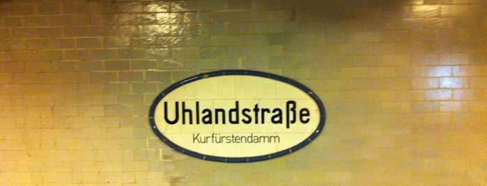 U1 Warschauer Straße - Uhlandstraße is one of Bahnlinien.