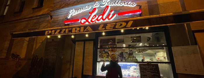 Pizzeria “Ledi” is one of Berlin.
