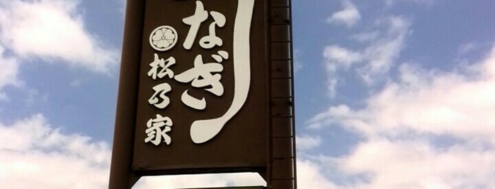 うなぎ 松乃家 is one of Tempat yang Disukai Sada.
