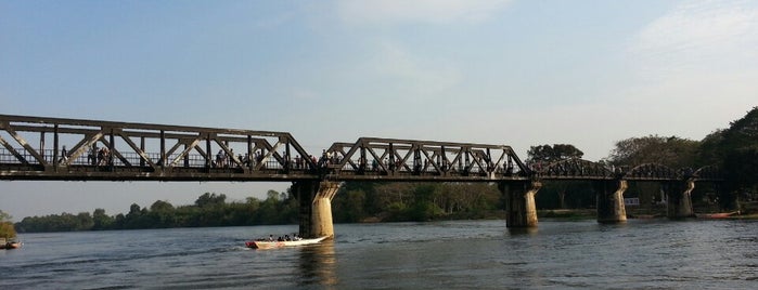 River Kwai Bridge Pier is one of Kanchanaburi กาญจนบุรี カンチャナブリ.