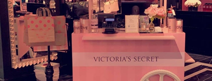 Victoria's Secret PINK is one of common spots.