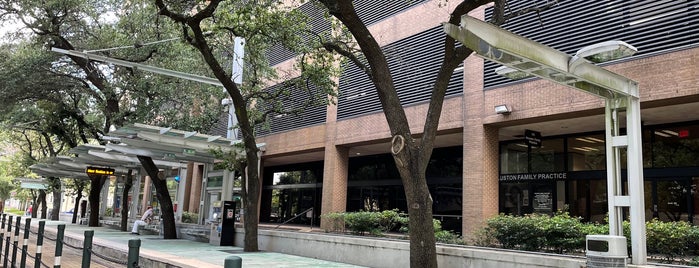 METRORail Hermann Park / Rice University Station is one of Houston.