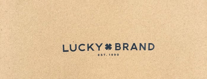 Lucky Brand is one of Orte, die Jamez gefallen.
