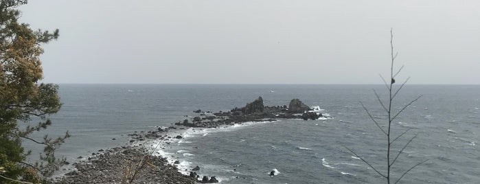 三ツ石海岸 - 潮騒遊歩道 is one of สถานที่ที่ Yuzuki ถูกใจ.