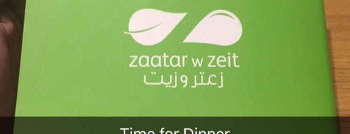 Zaatar w Zeit is one of Riyadh.