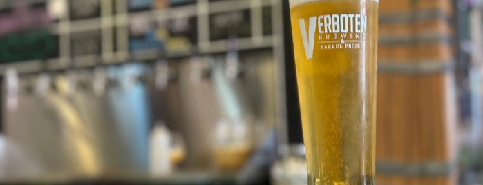 Verboten Brewing is one of booze and brews.