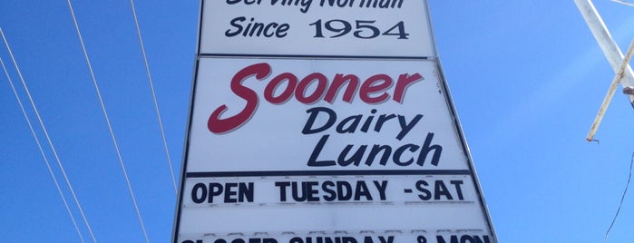 Sooner Dairy Lunch is one of OklaHOMEa Bucket List.