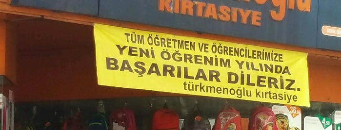 Türkmenoğlu kırtasiye is one of Nalan 님이 좋아한 장소.