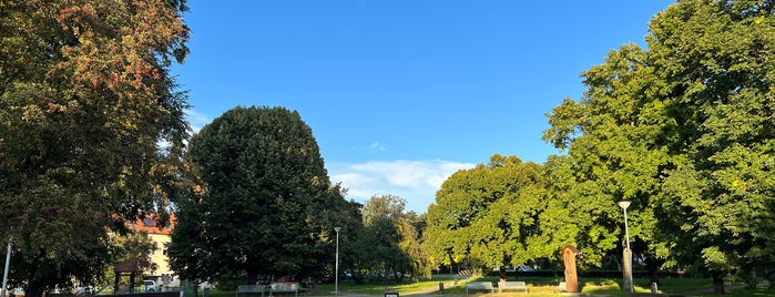 Park Václavka is one of Prague Parks.