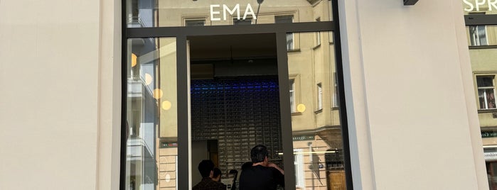 EMA espresso bar is one of Prague Cafés.
