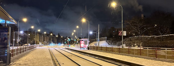Hlušičkova (tram) is one of Kladno.