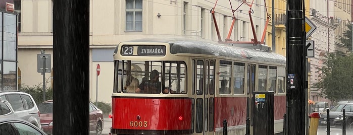 Bruselská (tram) is one of Tramvajové zastávky v Praze.