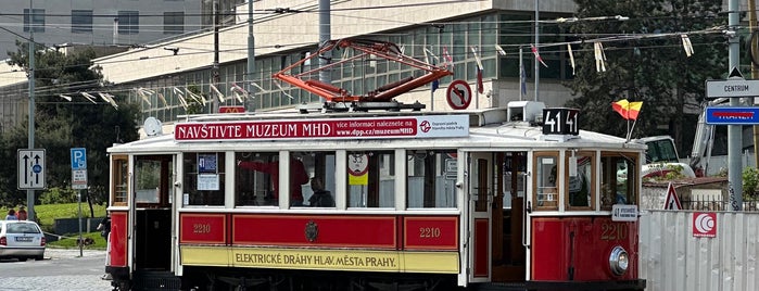 Výstaviště (tram) is one of Tramvajové zastávky v Praze.