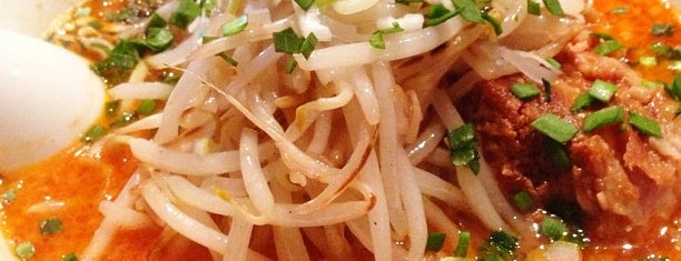 カラシビ味噌らー麺 鬼金棒 is one of Ievaさんの保存済みスポット.