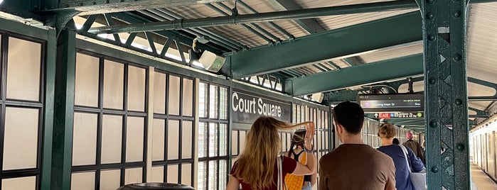 MTA Subway - Court Square (E/G/M/7) is one of To Try - Elsewhere15.