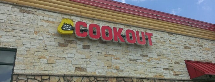 Cook-Out is one of Tempat yang Disukai John.