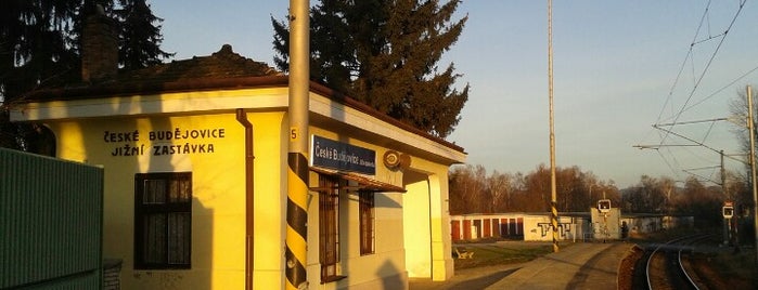 Železniční zastávka České Budějovice jižní zastávka is one of Železniční stanice ČR: Č-G (2/14).
