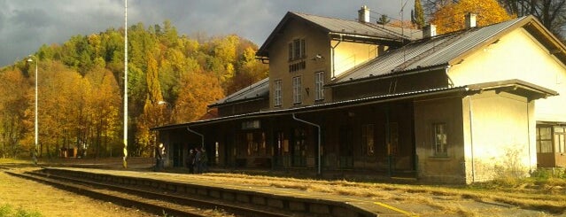 Železniční stanice Sobotín is one of Železniční stanice ČR.
