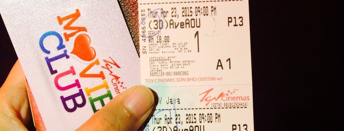 TGV Cinemas is one of Top Pick Theaters in Town.