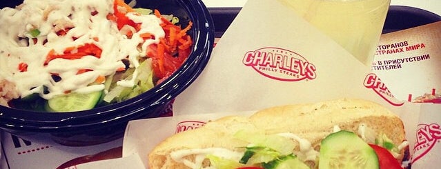 Charleys Philly Steaks is one of Tempat yang Disimpan Vlad.
