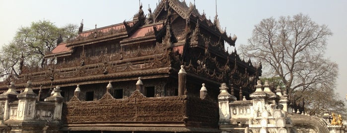 Golden Palace (Shwenandaw Kyaung) Monestary is one of Myanmar.
