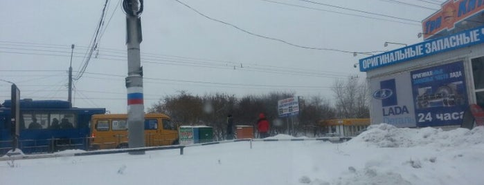 Остановка «Таксопарк» is one of Bus stops in Omsk.