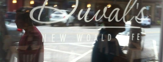 Duval's New World Cafe is one of Tempat yang Disukai Katie.